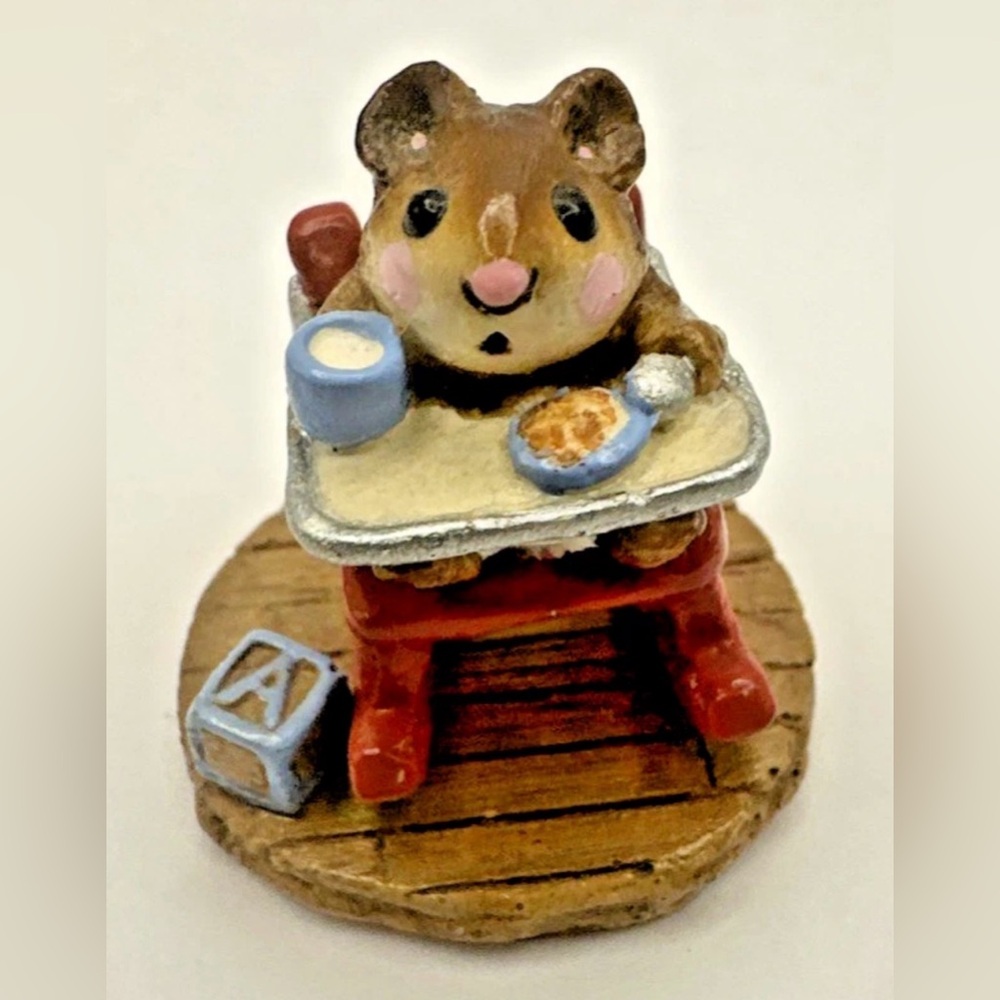 Wee Forest Folk Rocking Tot Red M-103 WFF William Peterson 1983 High Chair